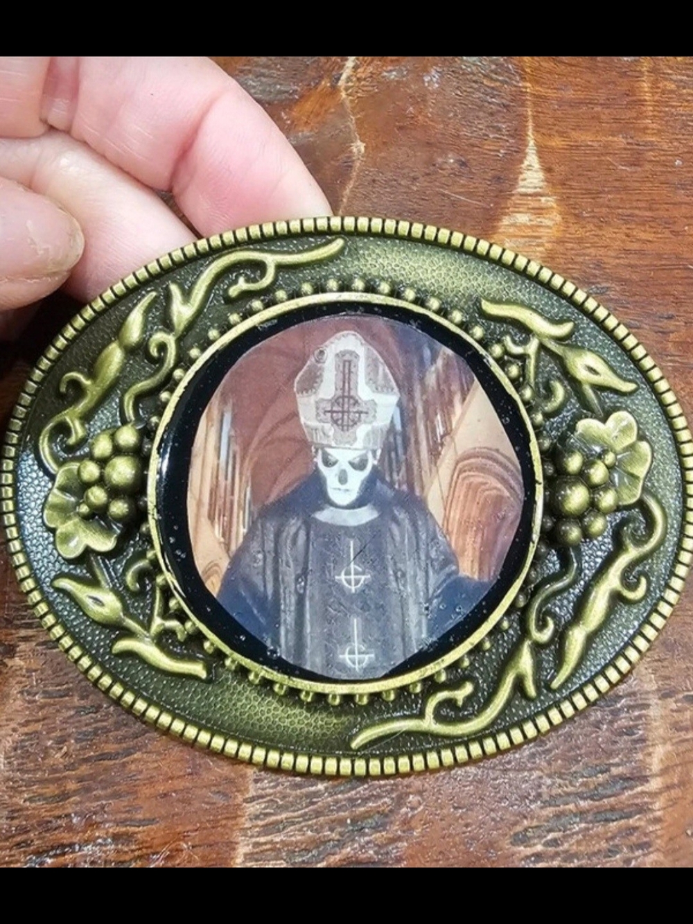 Ghost Band Papa Emeritus Belt Buckle